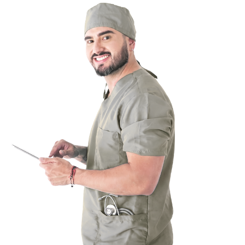 Médico entrenando para el examen de admisión a la residencia con Futuros Residentes